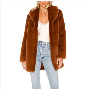 Majorelle Size Medium Brand New faux fur coat